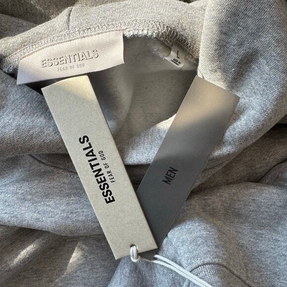 Fear of God ESSENTIALS Dark Oatmeal Hoodie - Picture 8 of 8